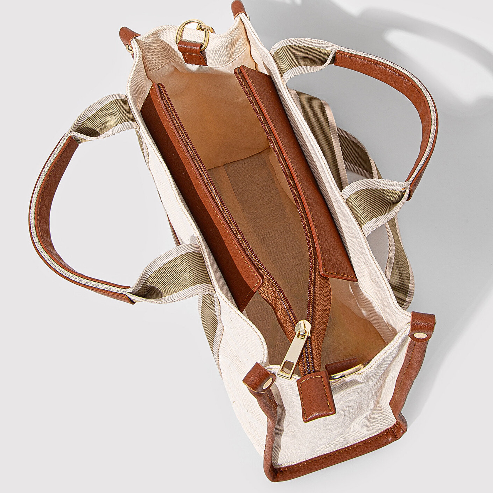 Mavi Ekru Tote Çanta 1912165-34523