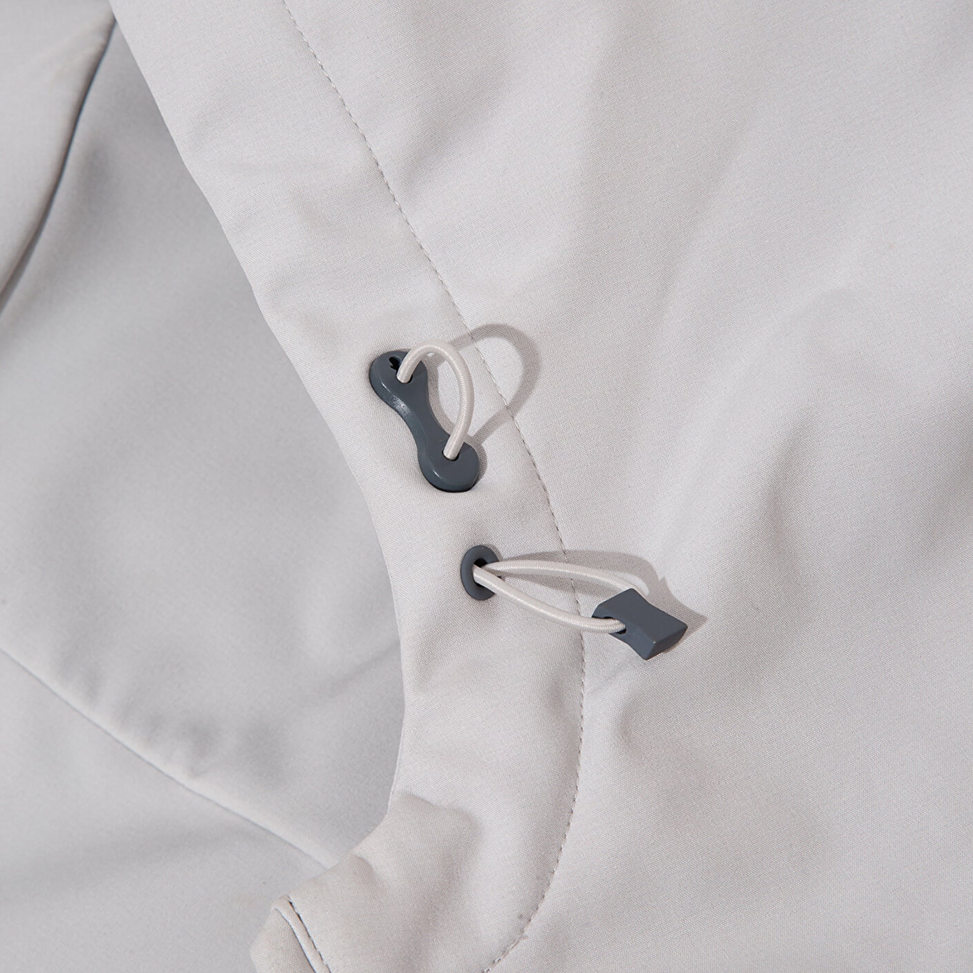 Mavi Kapüşonlu Gri Ceket Regular Fit / Normal Kesim 0110357-70074