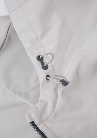  Mavi Kapüşonlu Gri Ceket Regular Fit / Normal Kesim 0110357-70074