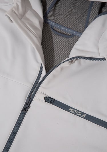  Mavi Kapüşonlu Gri Ceket Regular Fit / Normal Kesim 0110357-70074