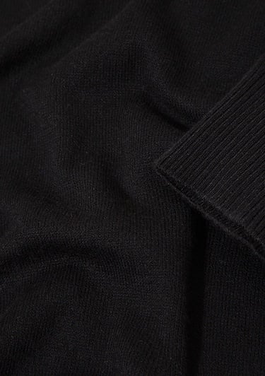  Mavi Kaşmir Karışımlı Siyah Kazak Slim Fit / Dar Kesim 0710186-900