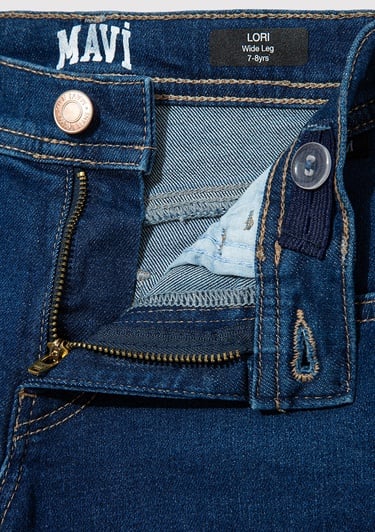  Mavi Lori 90lar Koyu Mavi Jean Pantolon 7010036-88225