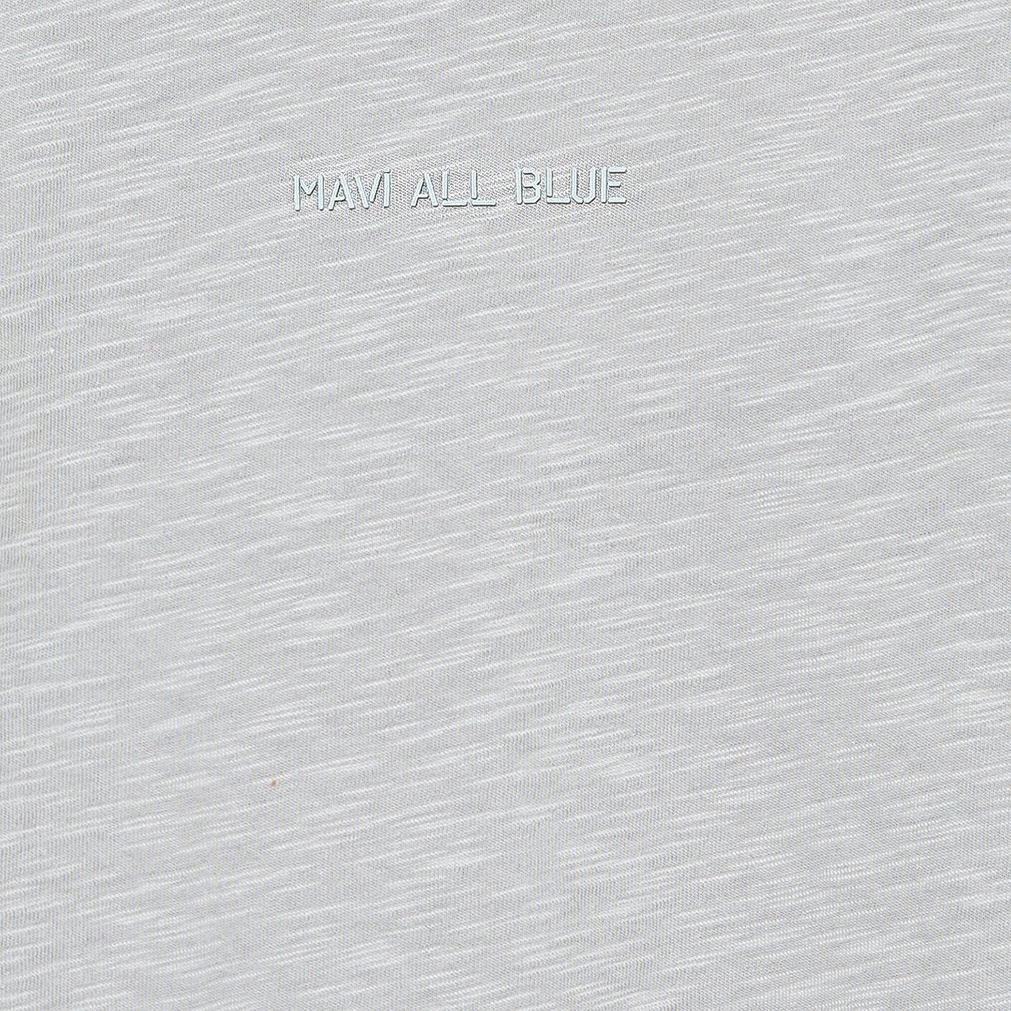 Mavi Organik Pamuklu Gri Basic Tişört Loose Fit / Bol Rahat Kesim 6610203-70075