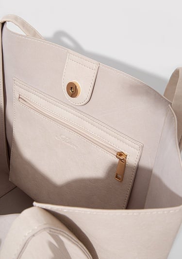  Mavi Bej Omuz Çantası 1911654-34531