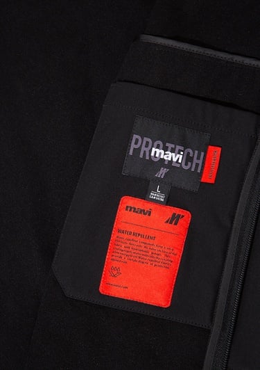  Mavi Dik Yaka Siyah Ceket Regular Fit / Normal Kesim 0110361-900