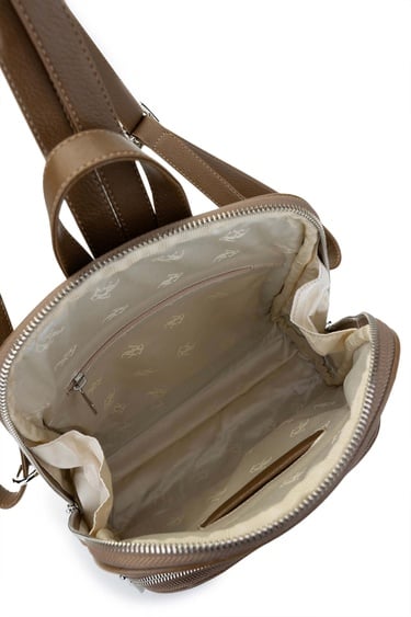  Tamer Tanca Kadın Vegan Vizon Sırt Çantası