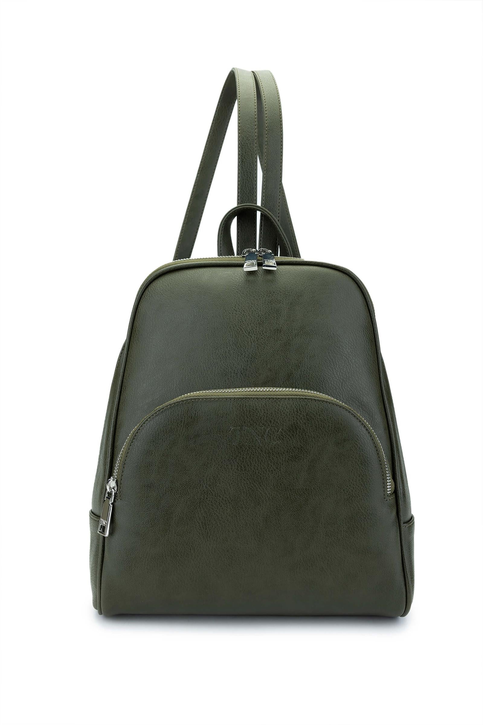  Tamer Tanca Kadın Vegan Yeşil Sırt Çantası