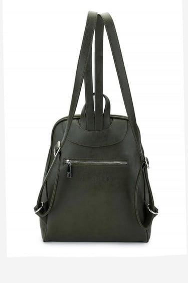  Tamer Tanca Kadın Vegan Yeşil Sırt Çantası