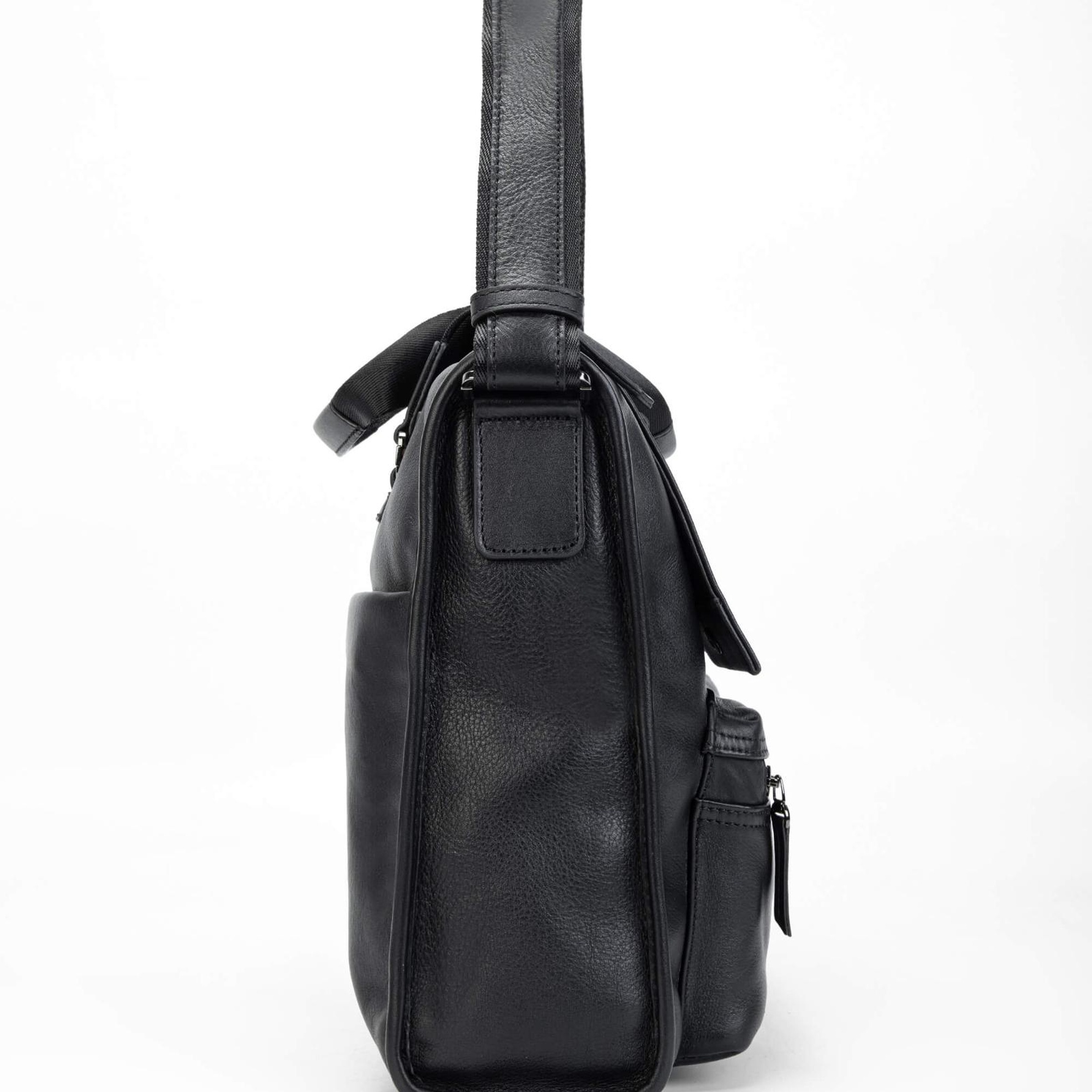 Tamer Tanca Erkek Hakiki Deri Siyah Evrak Çantası