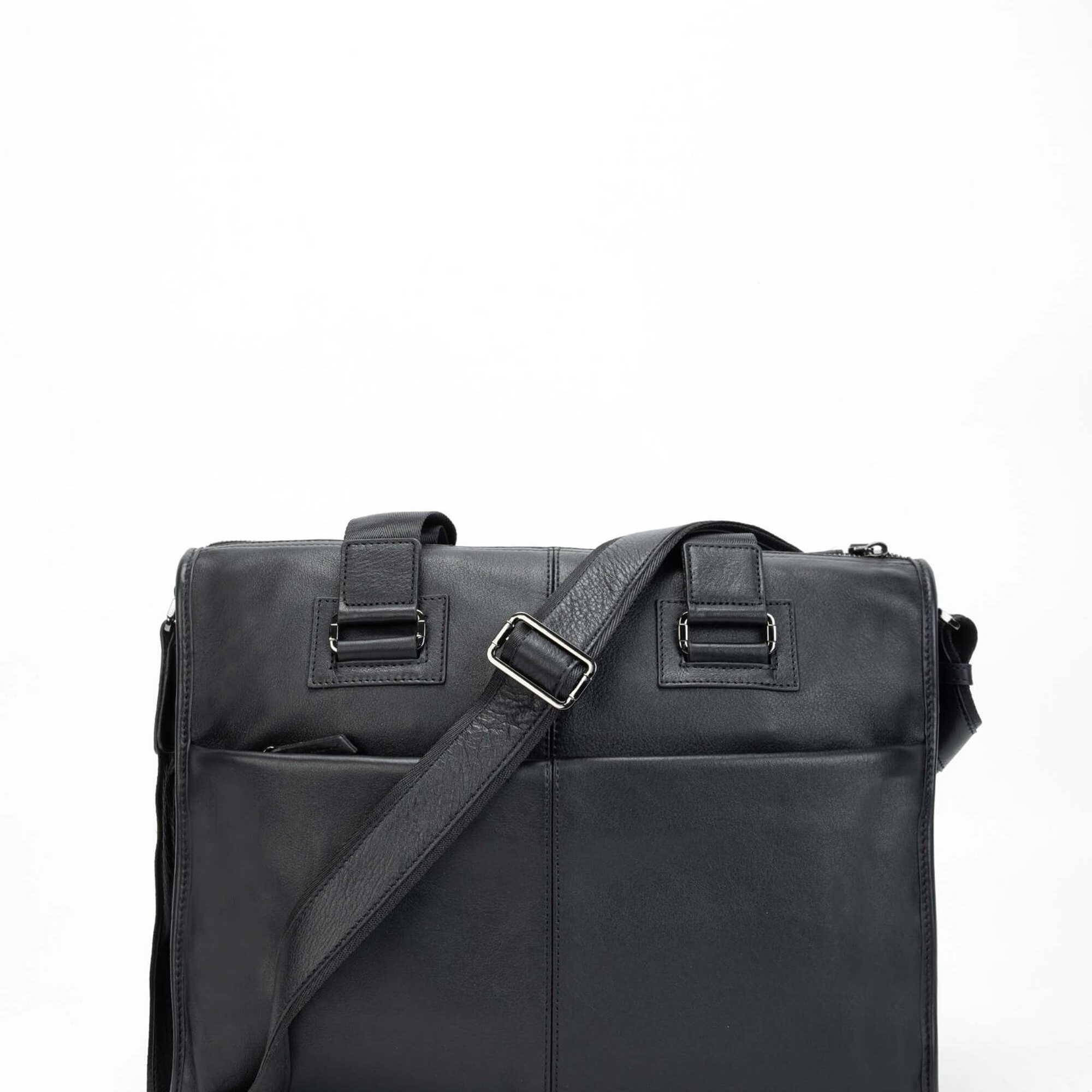 Tamer Tanca Erkek Hakiki Deri Siyah Evrak Çantası