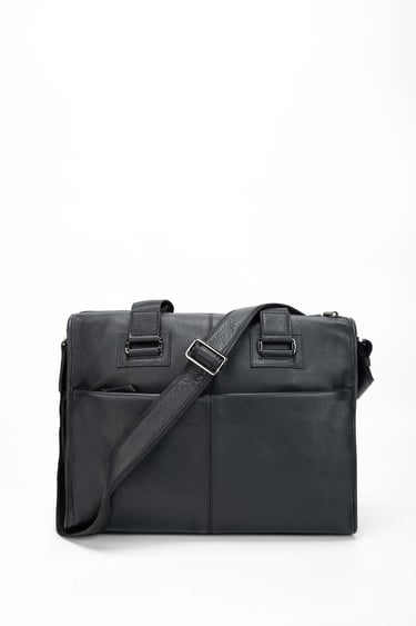  Tamer Tanca Erkek Hakiki Deri Siyah Evrak Çantası