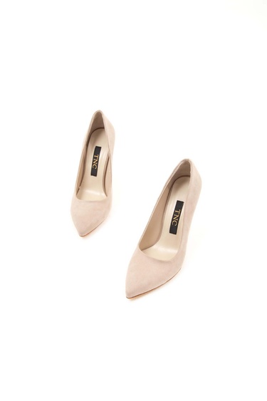  Tamer Tanca Kadın Vegan Bej Abiye Ayakkabı