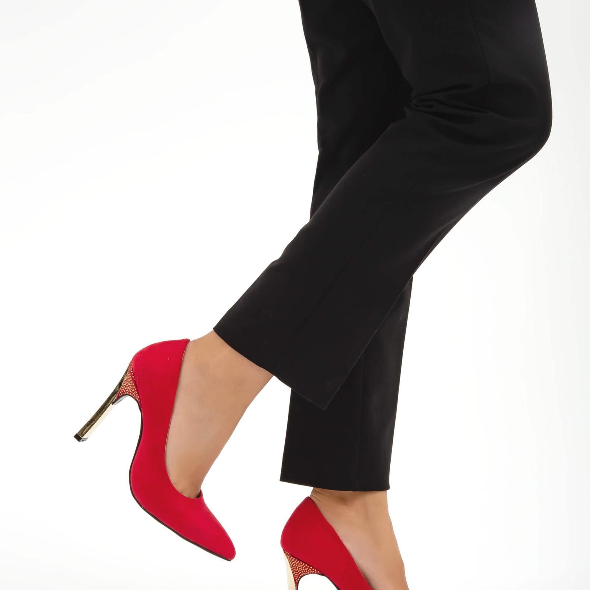 Tamer Tanca Kadın Vegan Kırmızı Abiye Ayakkabı