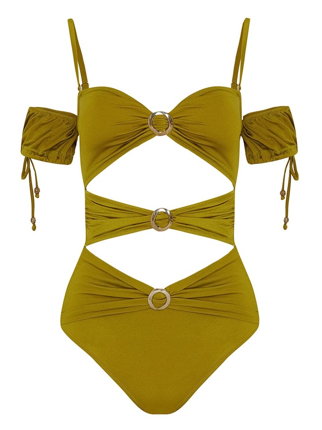  Büzgü Detaylı Mayo