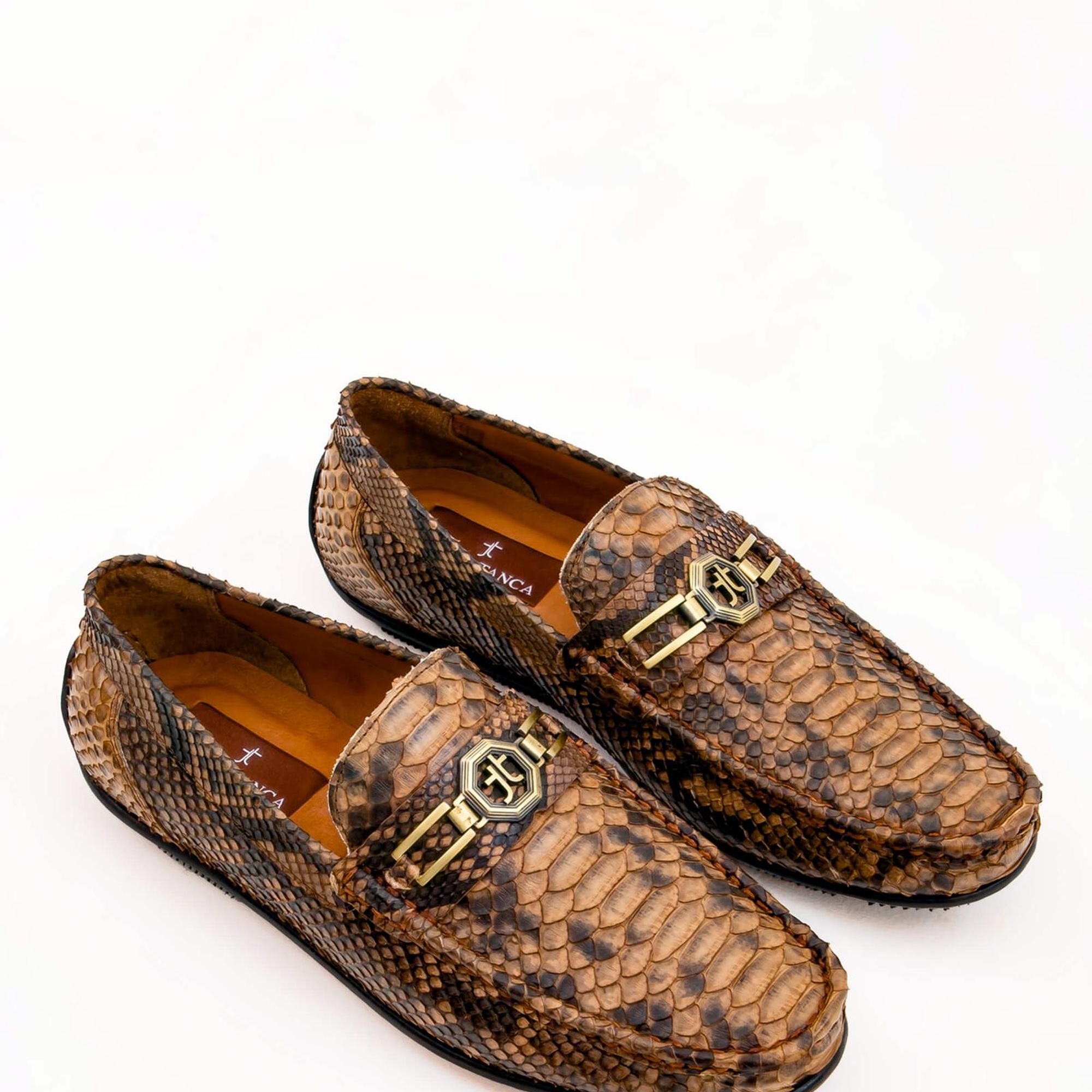 Tamer Tanca Erkek Hakiki Deri Taba Loafer Ayakkabı