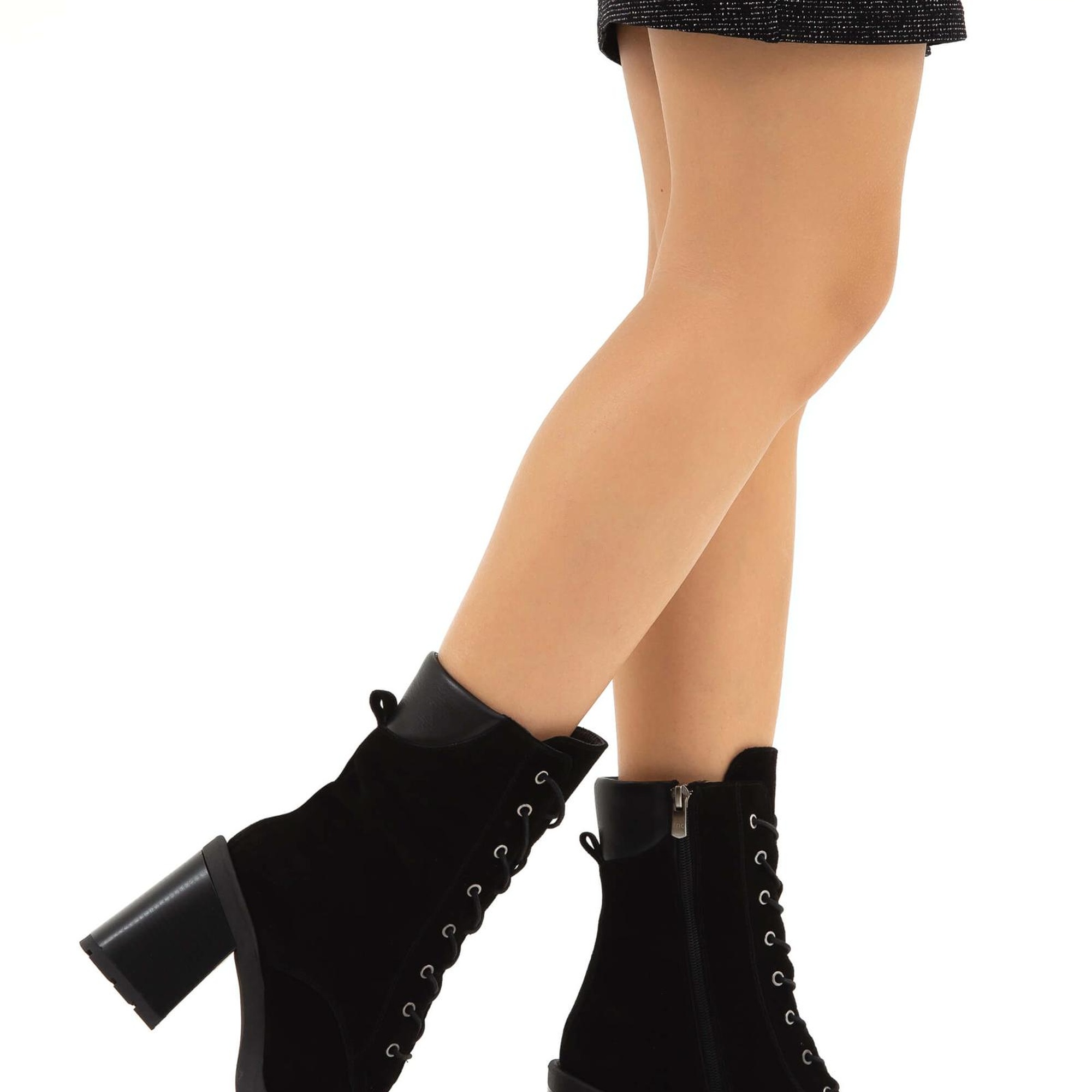 Tamer Tanca Kadın Hakiki Deri Siyah Süet Casual Bot