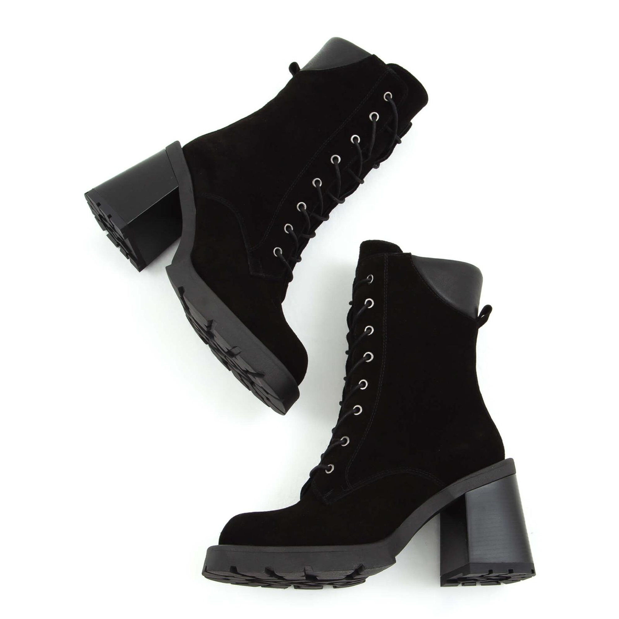 Tamer Tanca Kadın Hakiki Deri Siyah Süet Casual Bot