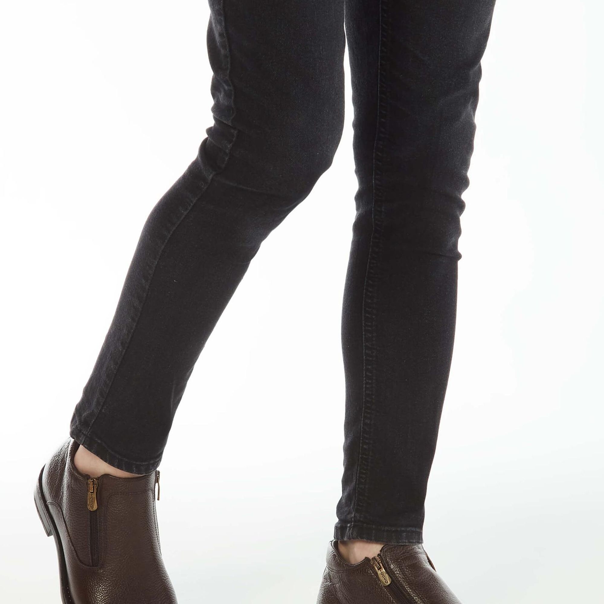 Tamer Tanca Erkek Hakiki Deri Kahverengi Floter Klasik Bot