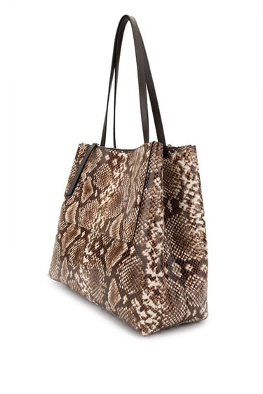  Tamer Tanca Kadın Hakiki Deri Naturel Omuz Çanta