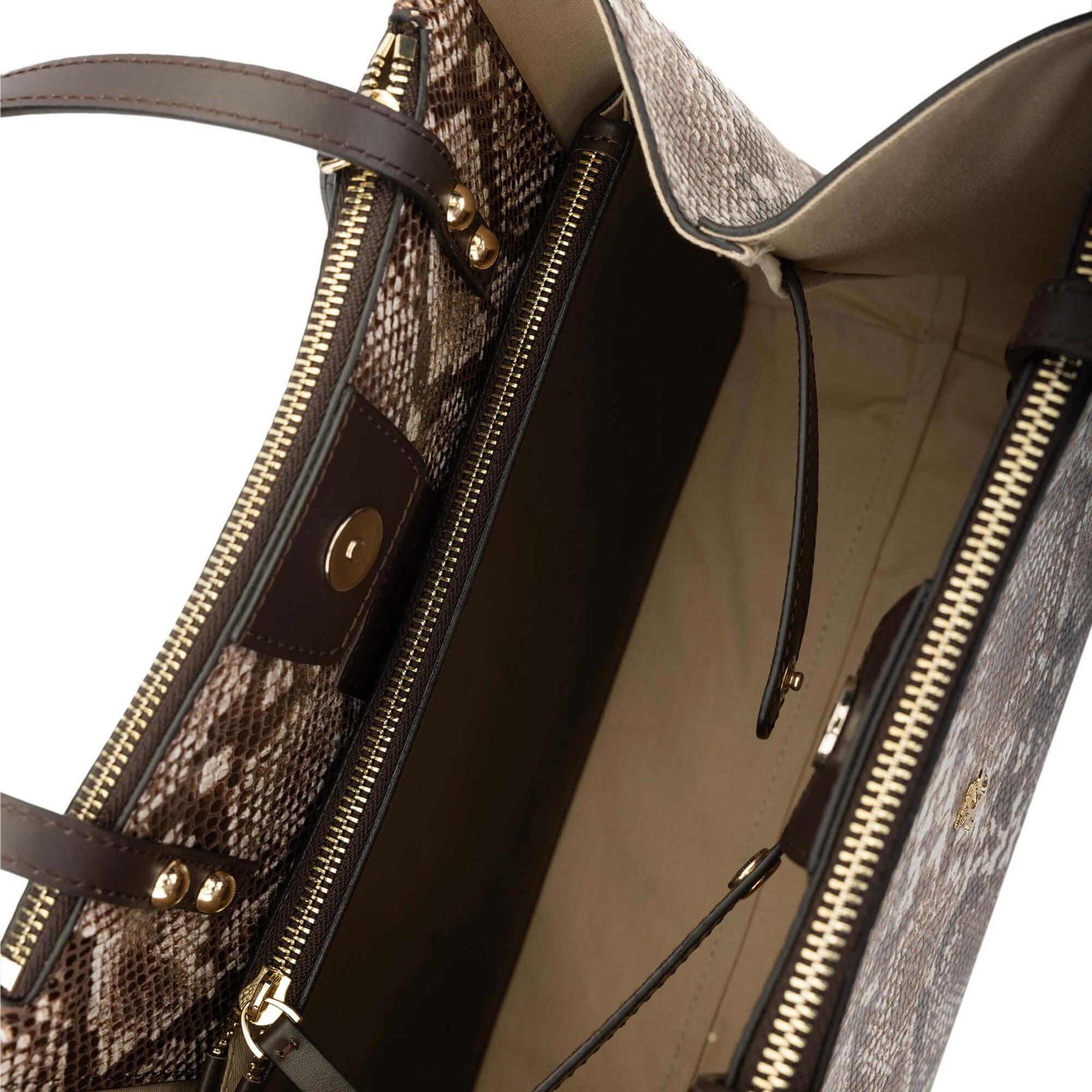 Tamer Tanca Kadın Hakiki Deri Naturel Omuz Çanta