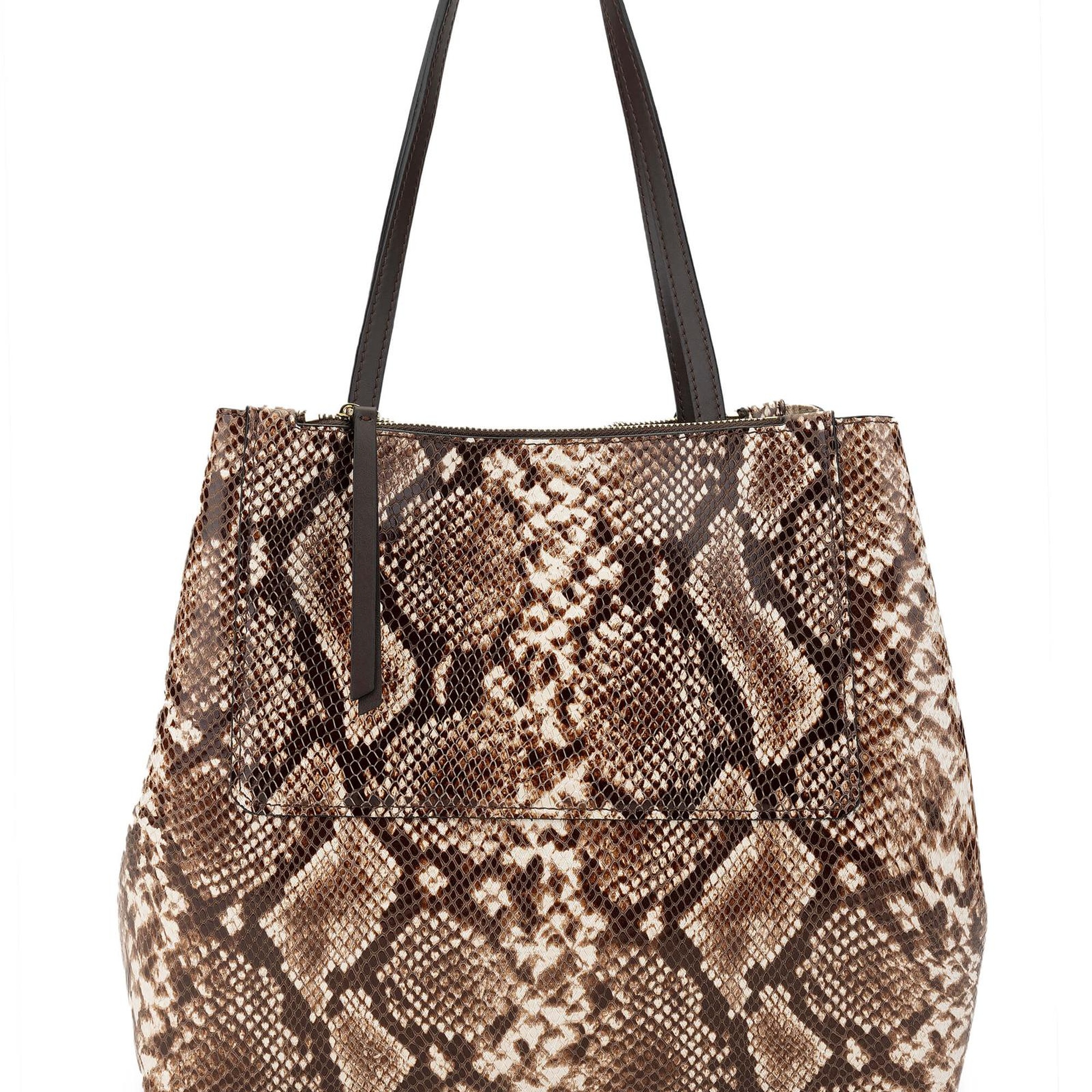 Tamer Tanca Kadın Hakiki Deri Naturel Omuz Çanta