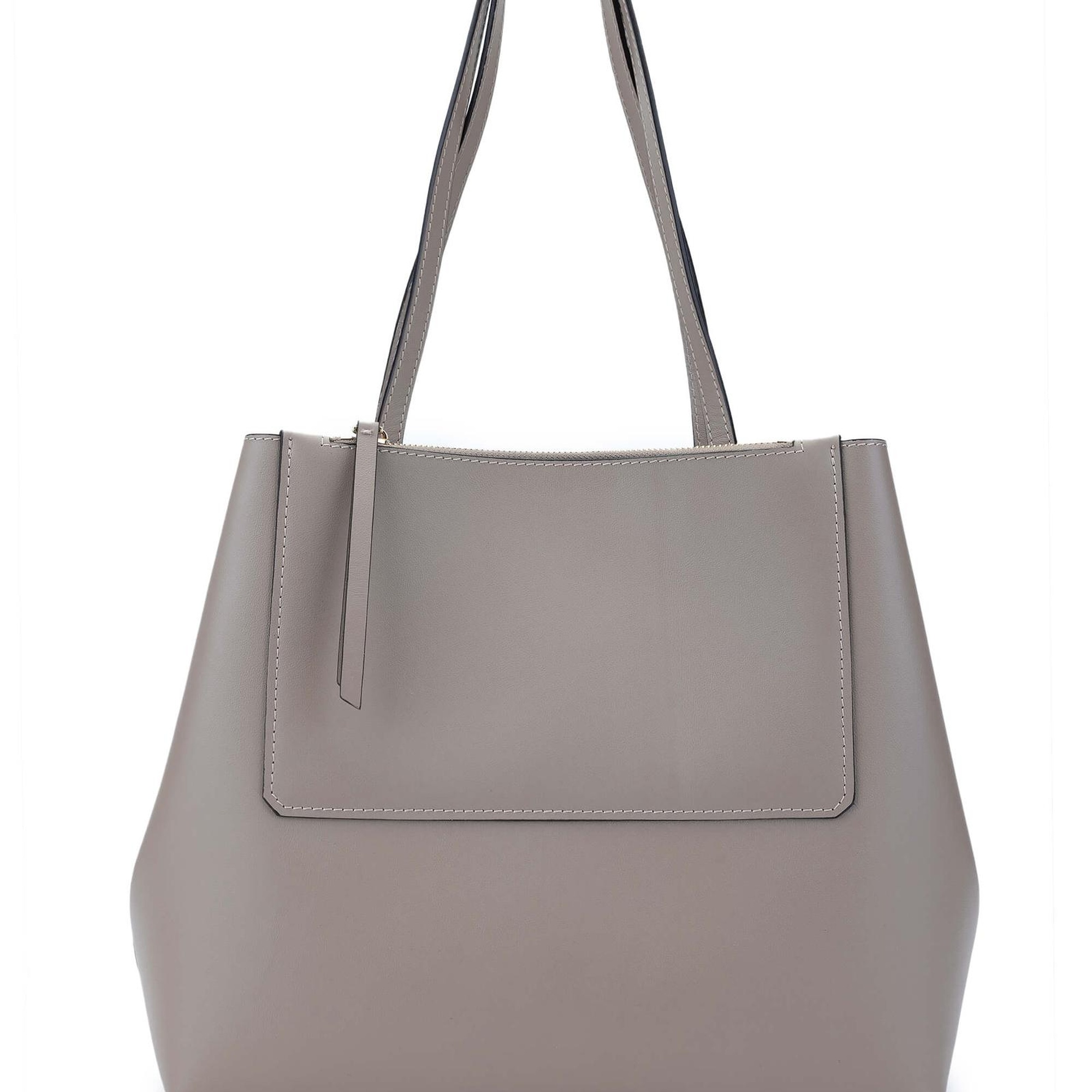 Tamer Tanca Kadın Hakiki Deri Vizon Omuz Çanta