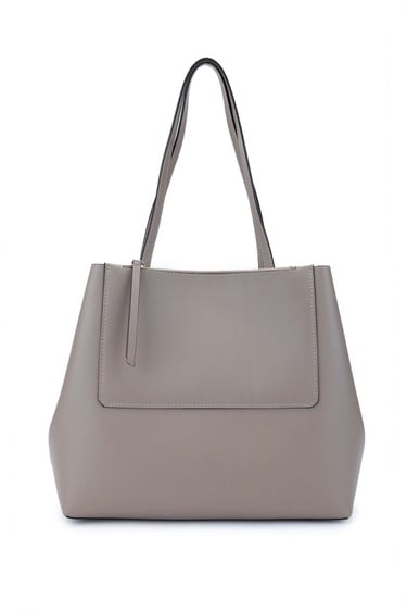  Tamer Tanca Kadın Hakiki Deri Vizon Omuz Çanta