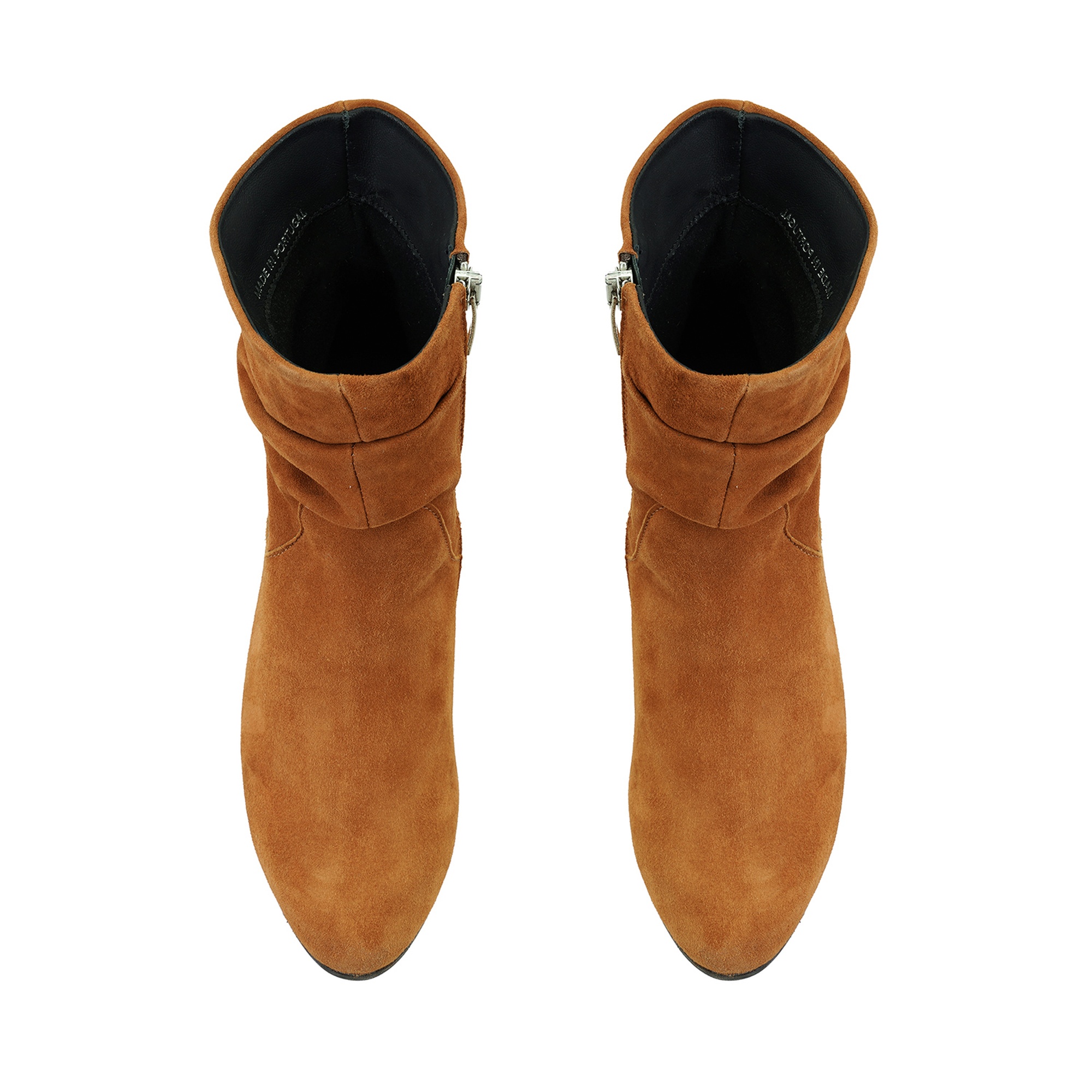 Belen Taba Kadın DesaComfort Fermuarlı Topuklu Deri Bot