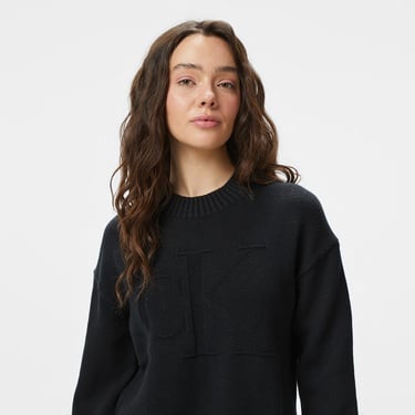  Calvin Klein Jeans Kadın Siyah Triko