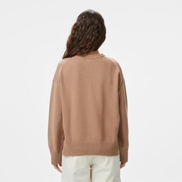  Guess Triangle Kadın Kahverengi Kazak