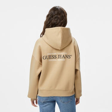  Guess Kadın Bej Sweatshirt