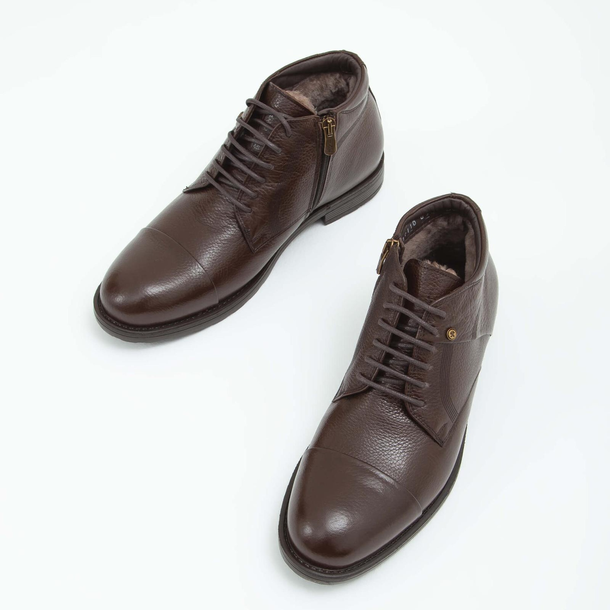 Tamer Tanca Erkek Hakiki Deri Kahverengi Floter Klasik Bot