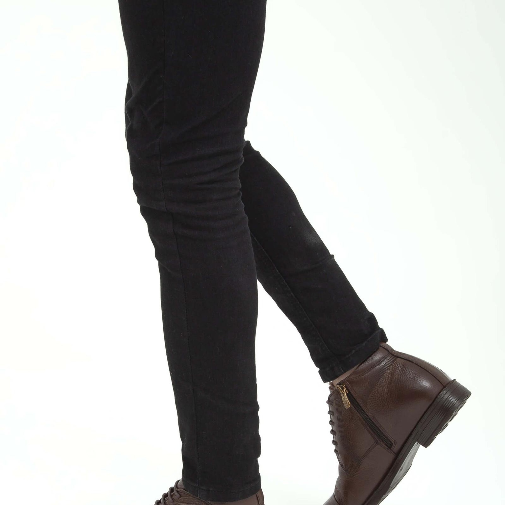 Tamer Tanca Erkek Hakiki Deri Kahverengi Floter Klasik Bot