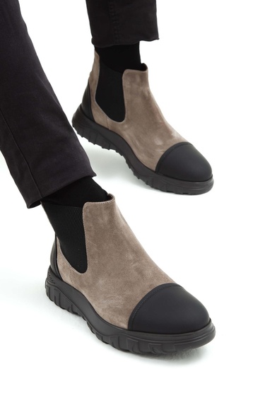  Tamer Tanca Erkek Hakiki Deri Vizon Süet Casual Bot