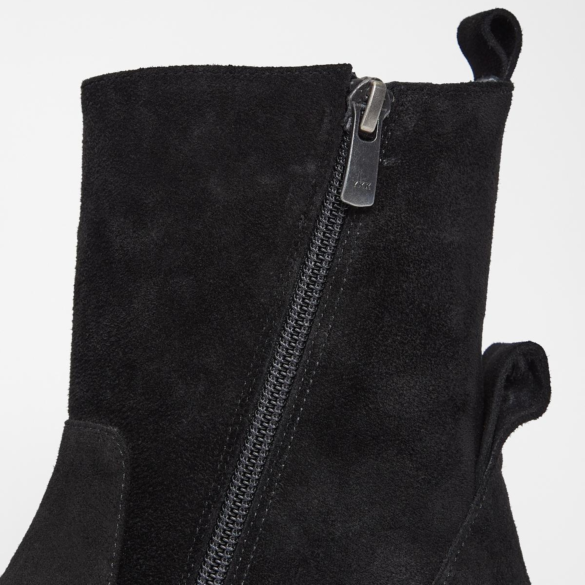 Valmenti Kadın Siyah Süet Hakiki Deri Casual Bot