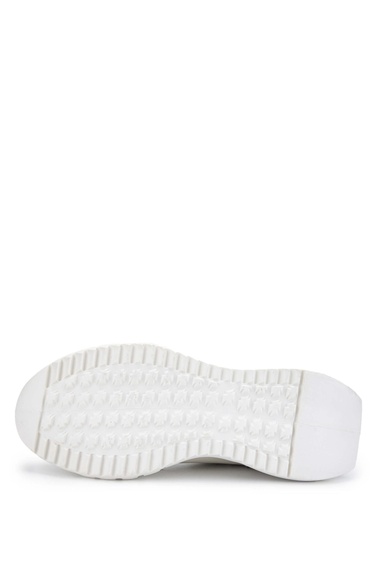  Tamer Tanca Erkek Hakiki Deri Kırık Beyaz Sneakers & Spor Ayakkabı