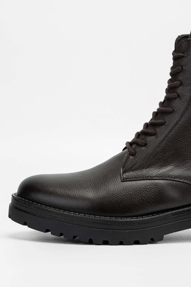  Tamer Tanca Erkek Hakiki Deri Kahverengi POSTAL Bot