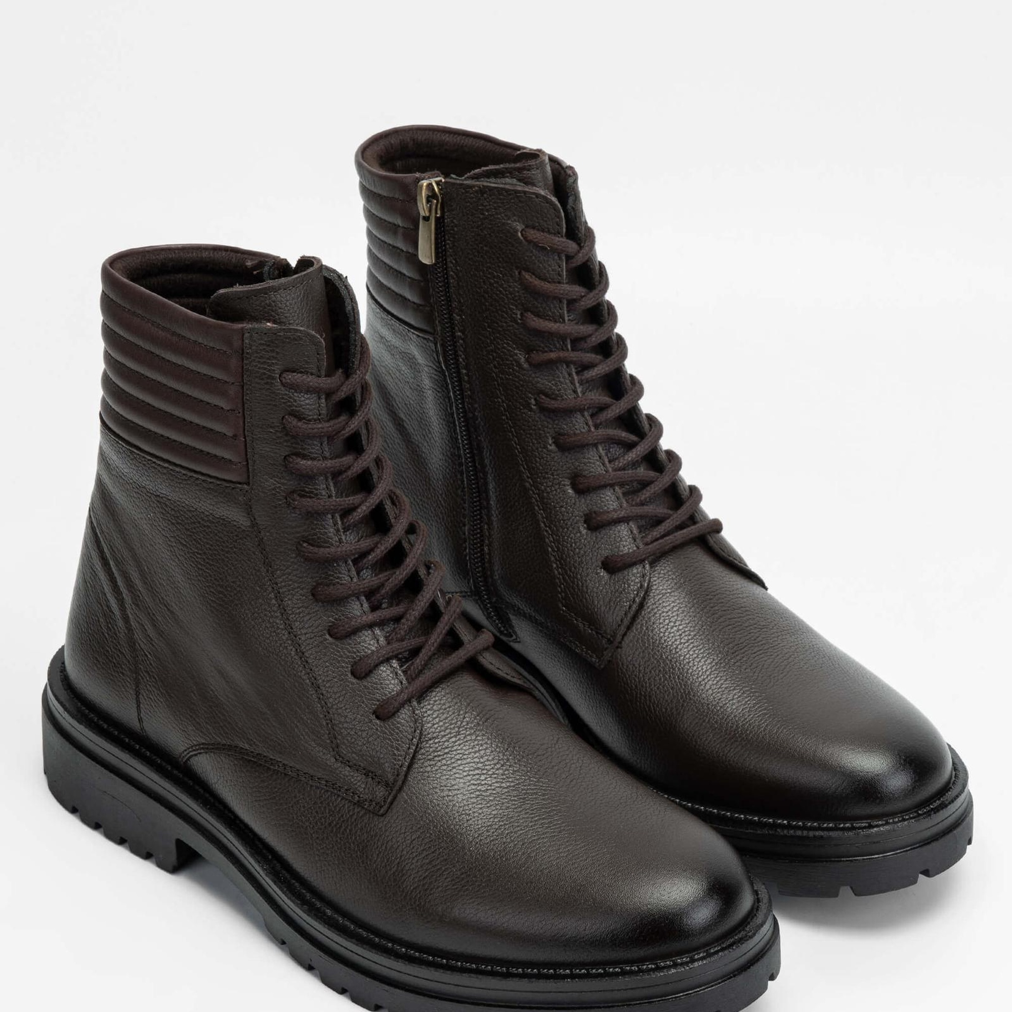 Tamer Tanca Erkek Hakiki Deri Kahverengi POSTAL Bot