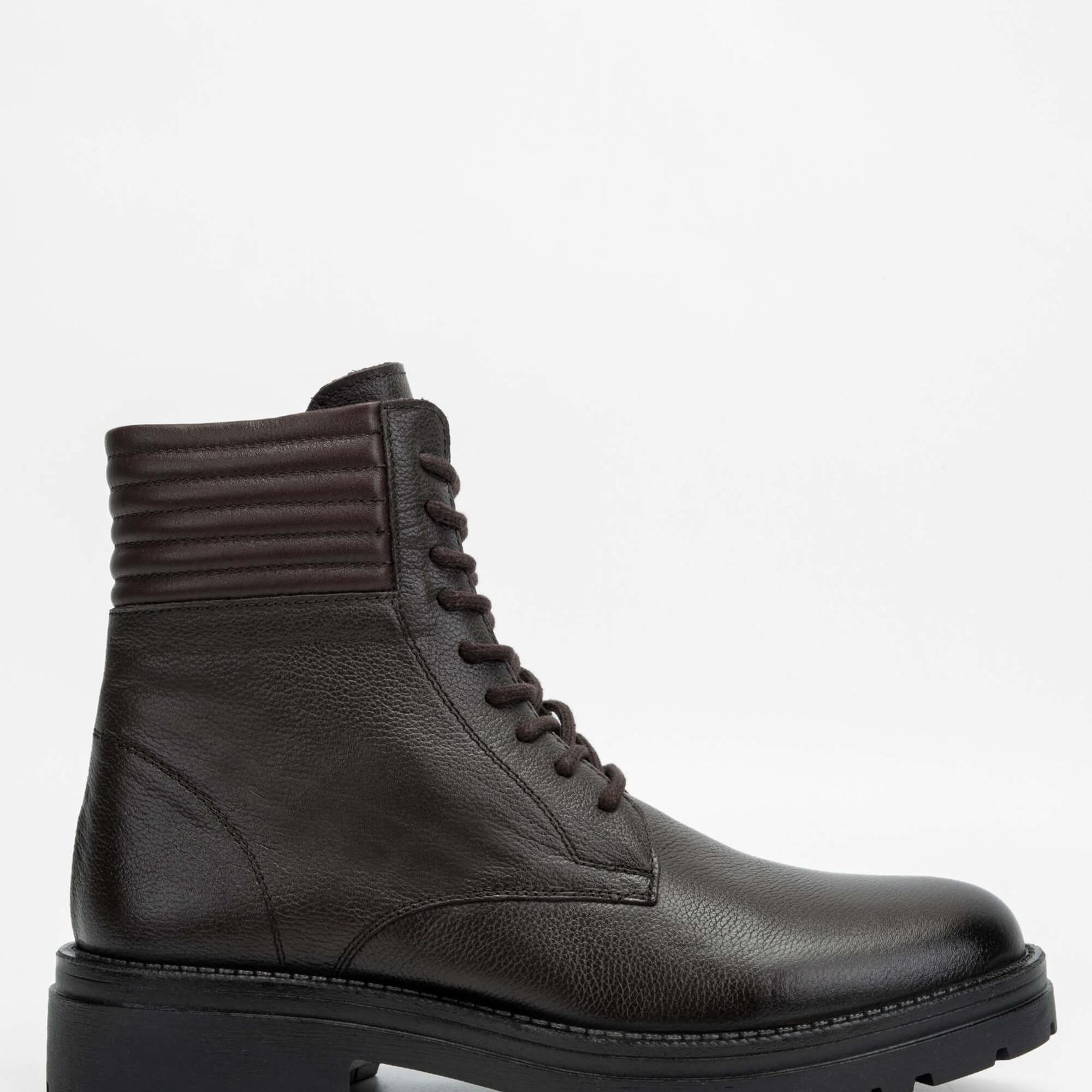 Tamer Tanca Erkek Hakiki Deri Kahverengi POSTAL Bot