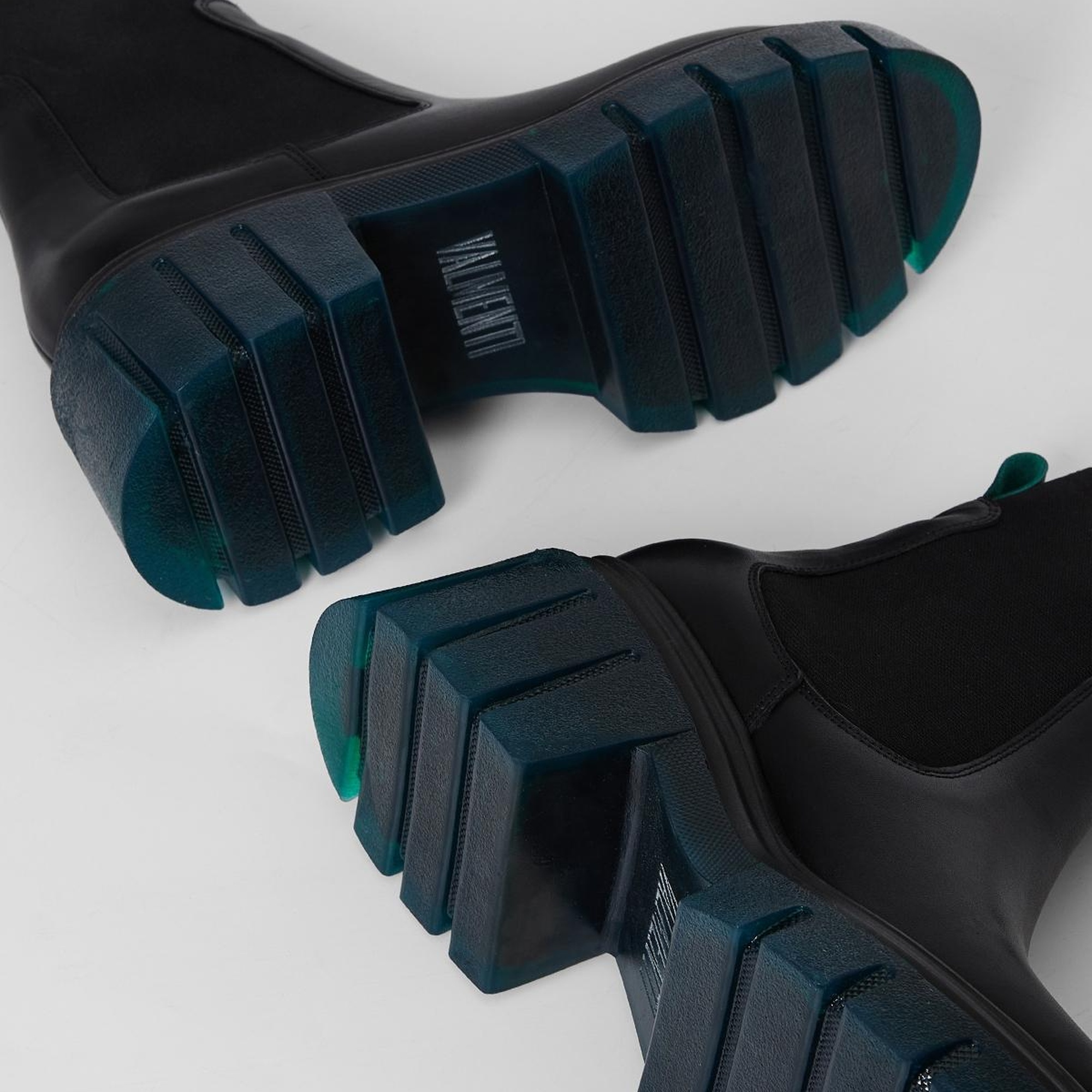 Valmenti Kadın Siyah/yeşil Hakiki Deri Casual Bot