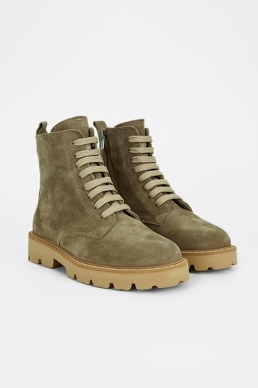  Valmenti Kadın Bej Süet Hakiki Deri Casual Bot