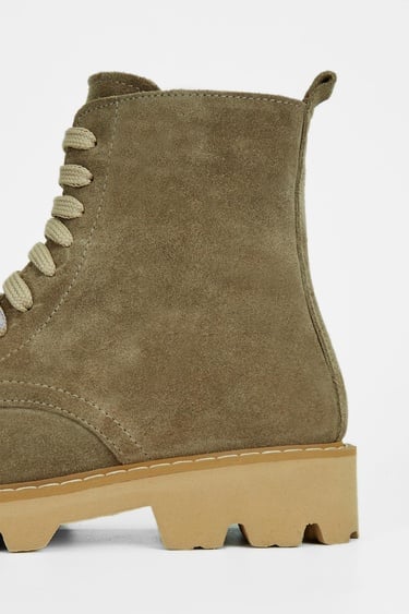  Valmenti Kadın Bej Süet Hakiki Deri Casual Bot