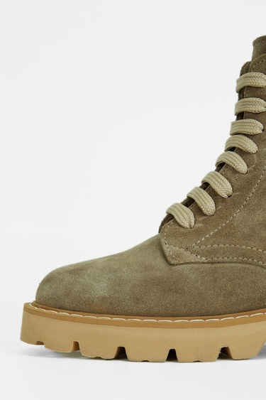  Valmenti Kadın Bej Süet Hakiki Deri Casual Bot