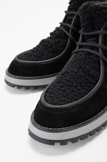  Valmenti Kadın Siyah Süet Hakiki Deri Casual Bot