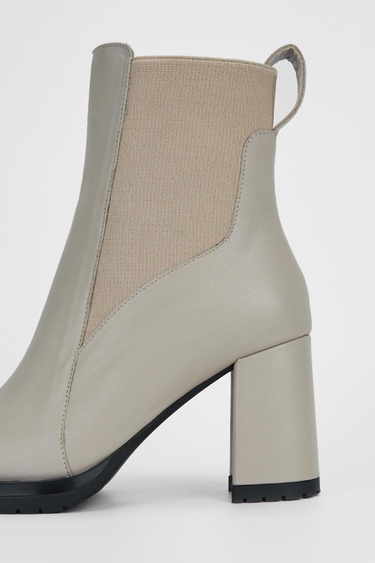  Valmenti Kadın Vizon Hakiki Deri Casual Bot