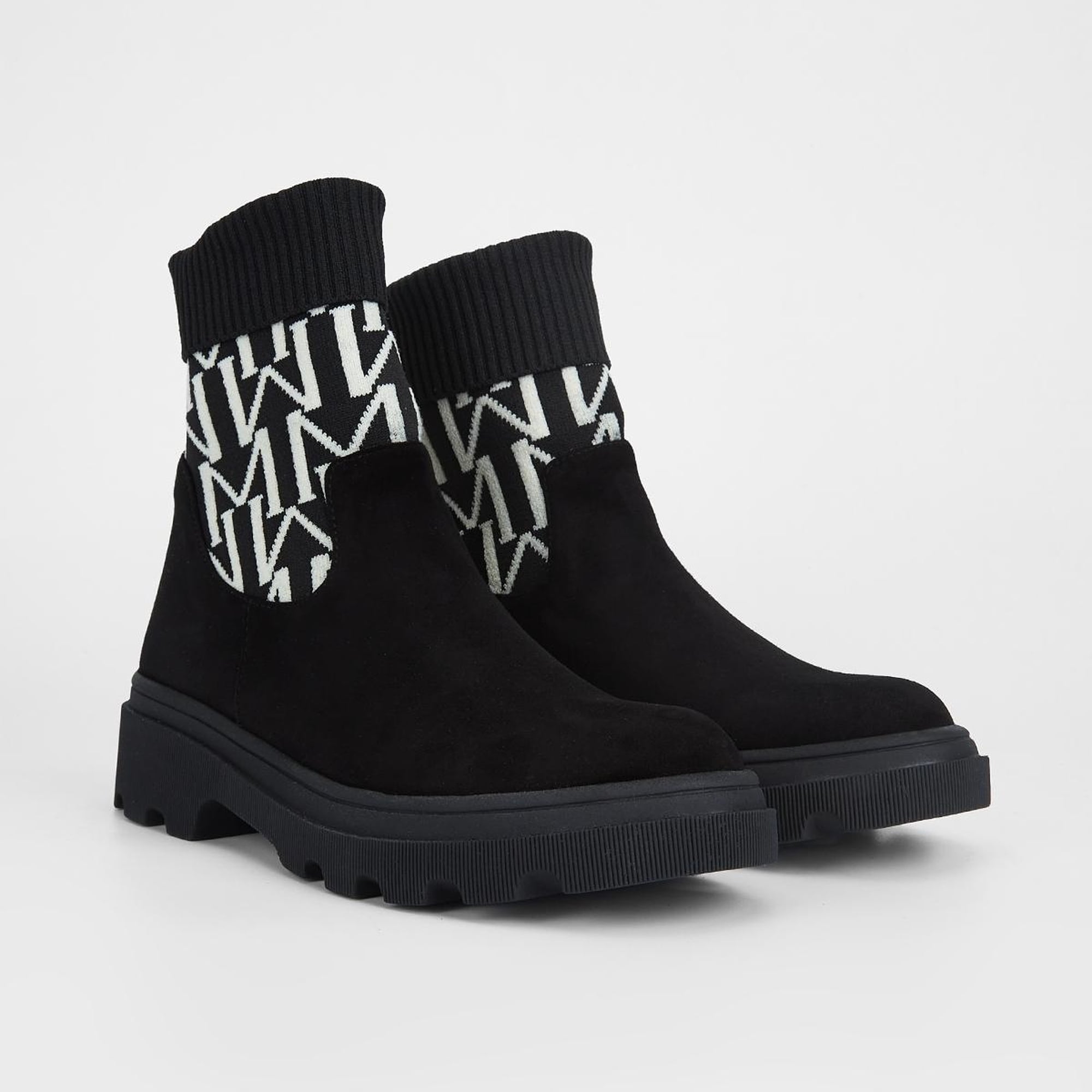 Valmenti Kadın Siyah Süet Hakiki Deri Casual Bot