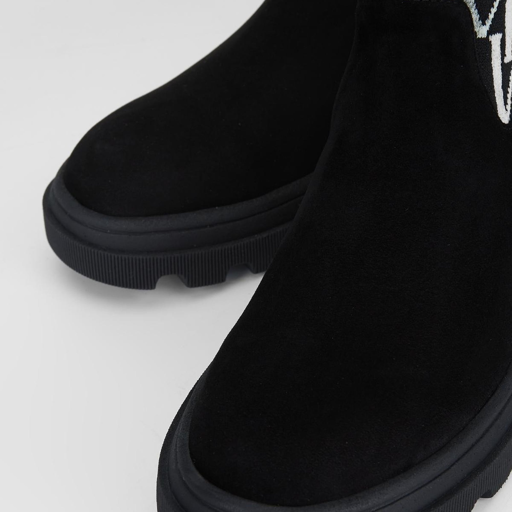 Valmenti Kadın Siyah Süet Hakiki Deri Casual Bot