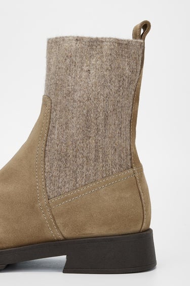  Valmenti Kadın Vizon Süet Hakiki Deri Casual Bot