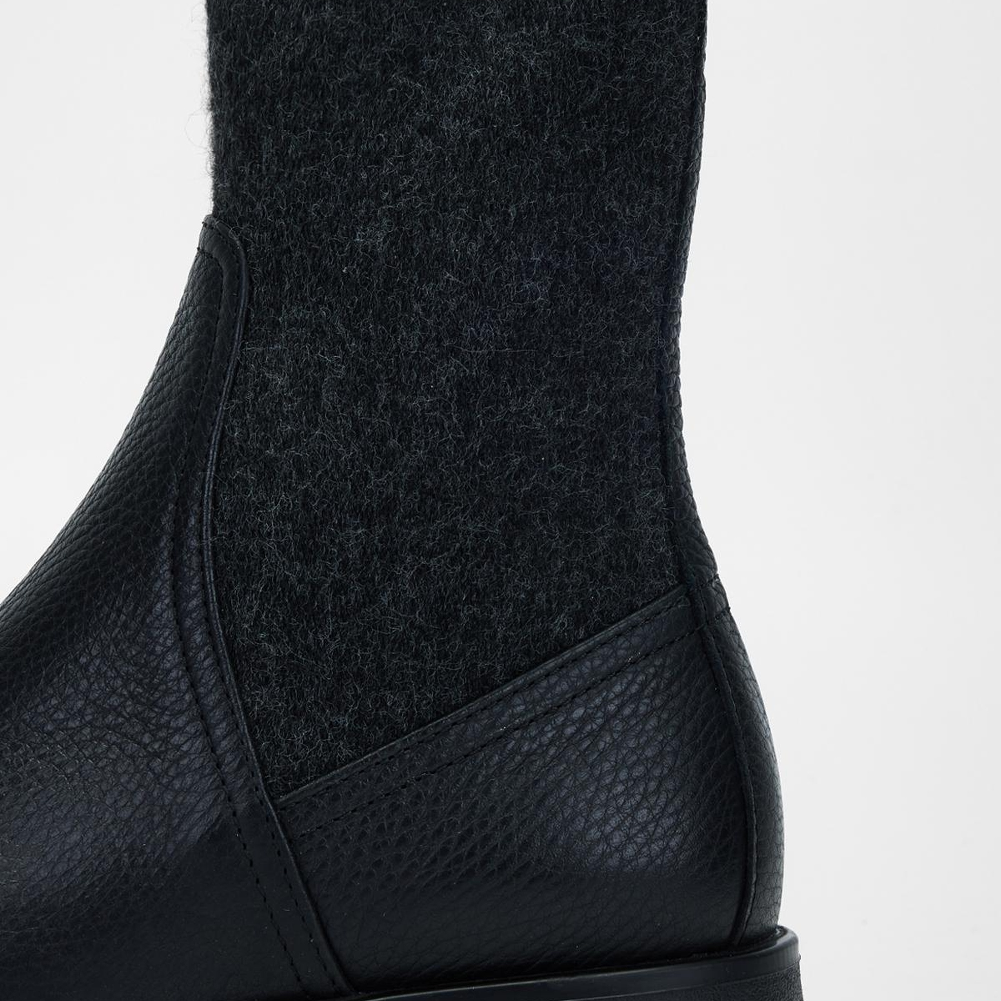 Valmenti Kadın Siyah Floter Hakiki Deri Casual Bot