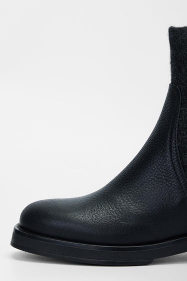  Valmenti Kadın Siyah Floter Hakiki Deri Casual Bot